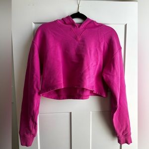 Lululemon all yours cropped hoodie size 10. Like new condition